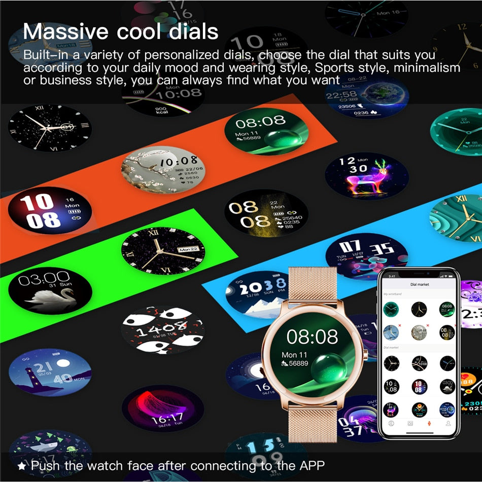 Flexerao Women's Designer SmartWatch - Your Ultimate Health & Fitness Companion