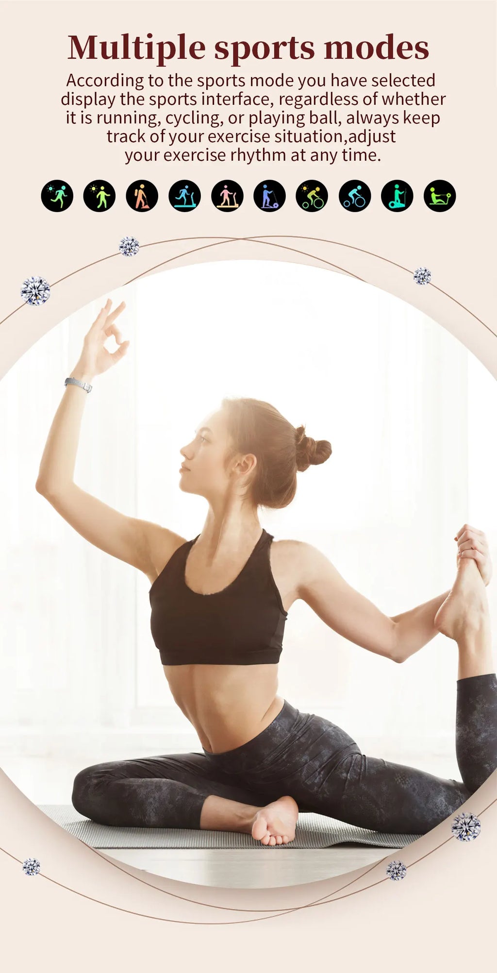 Flexerao Elena – Radiant Elegance Multi-Functional Smartwatch